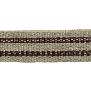 Bånd med grå/brun stribe, 1m