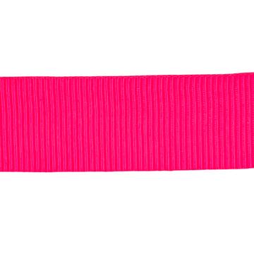 Grosgrainbånd, neon pink 16mm, 1m