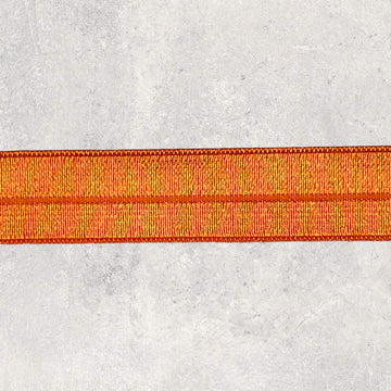 Foldeelastik, orange blank, 15mm, 1m