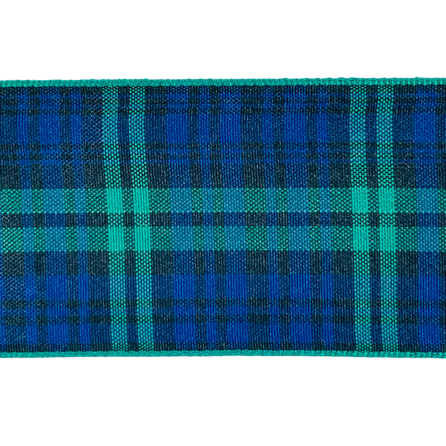 Voile, Black Watch - Tartan, semitransparent 1m