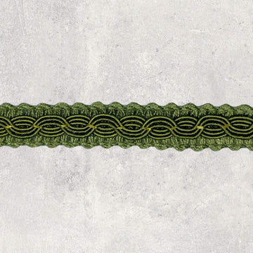Agraman, vintage vissengrøn/grøn 10 mm, 1m