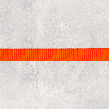 Grosgrainbånd, neon orange 6mm, 1m
