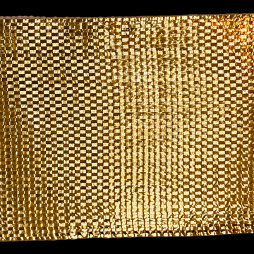 Metallic bånd, guld med struktur