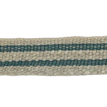 Bånd med grå/grøn stribe, 1m