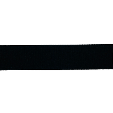 Bomulds-satinbånd, sort 15mm, 1m
