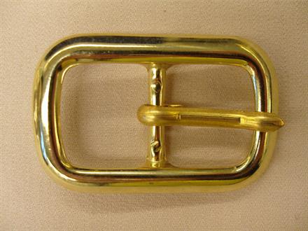Guld bæltespænde, rektangel 20mm