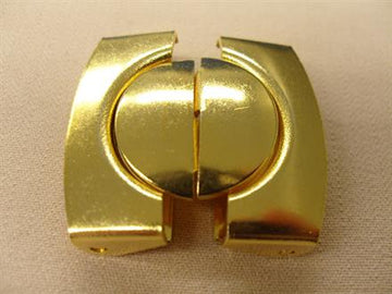Guld  bæltespænde, 1 ring 25mm