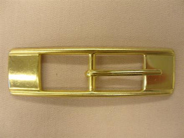Guld bæltespænde, aflangt 15mm