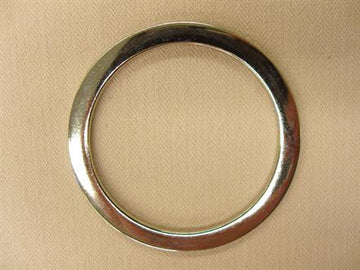 O-ring, sølv flad, 25mm