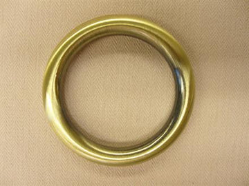 O-ring, antik guld rund, 25mm
