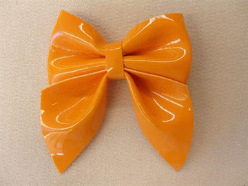Sløjfe, lak, orange