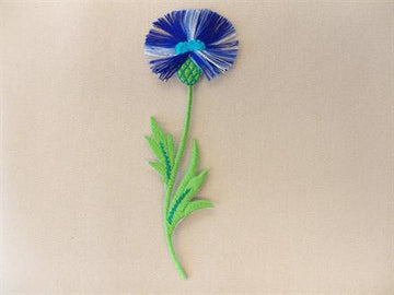 Strygemærke, blomst, blå