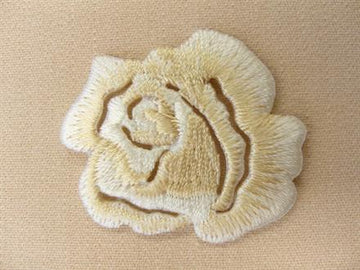 Strygemærke, rose, off white