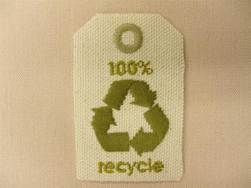 Strygemærke, 100% recycle